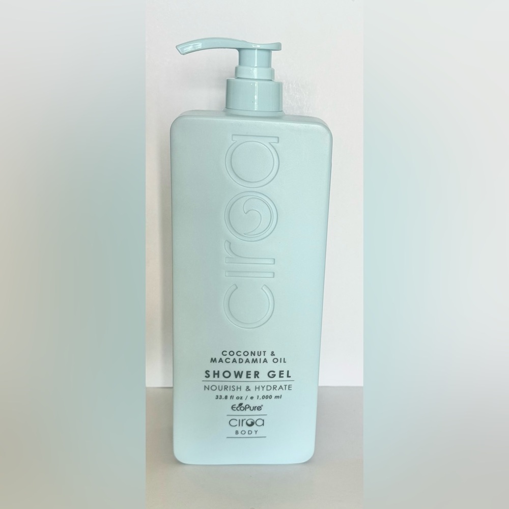 Ciroa  ~ COCONUT & MACADAMIA OIL Shower Gel 33.8 fl oz